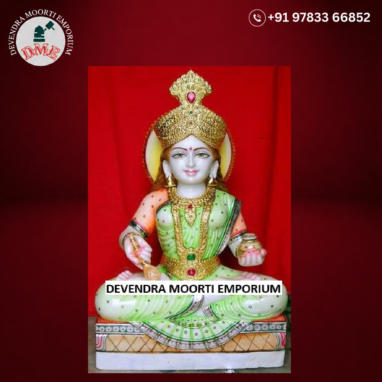 Marble Annapurna mata statue