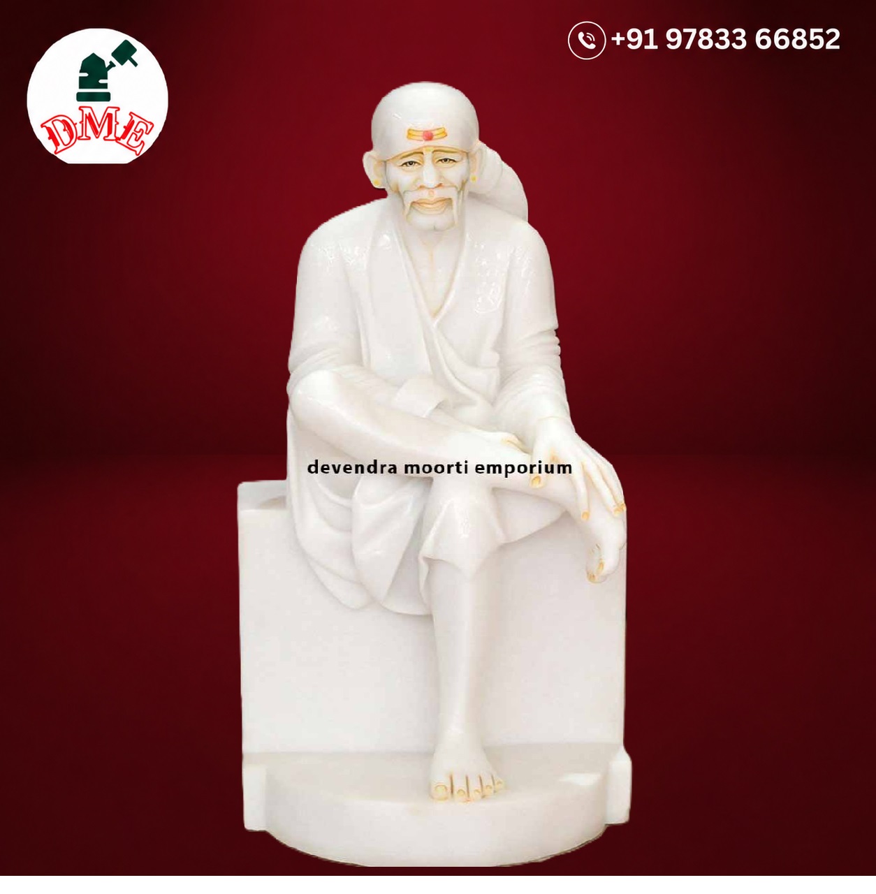 Marble Sai Baba Statue