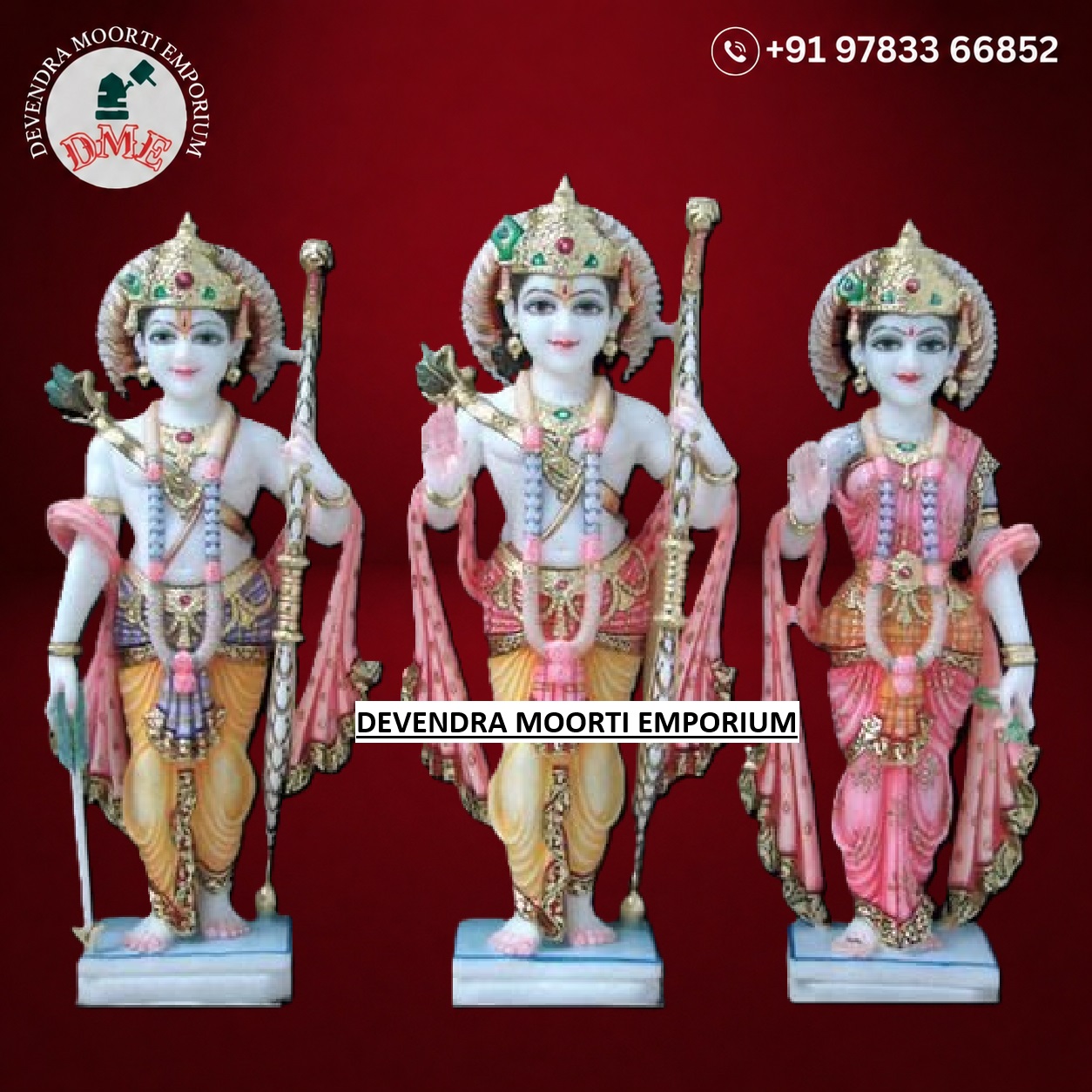 Marble Ramdarbar statue