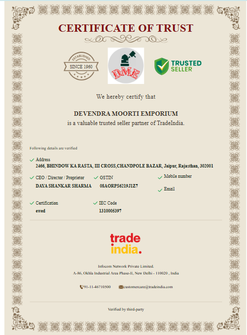 Trade India certificate
