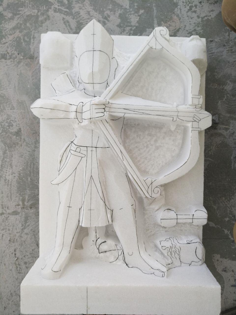Carving the Final Marble Statue